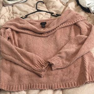 Off the shoulder sweater